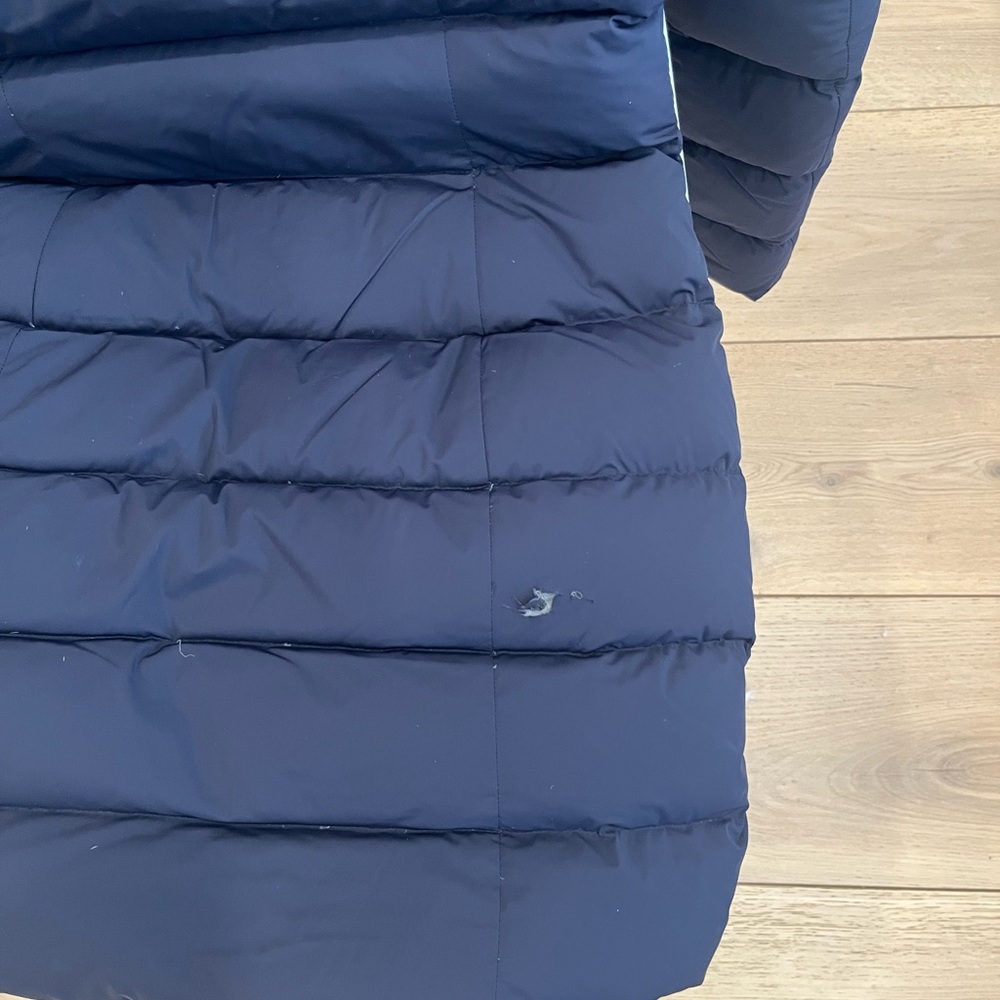 Mackage Calla Stretch Light Down Puffer in Navy- Size Small - Picture 4 of 6